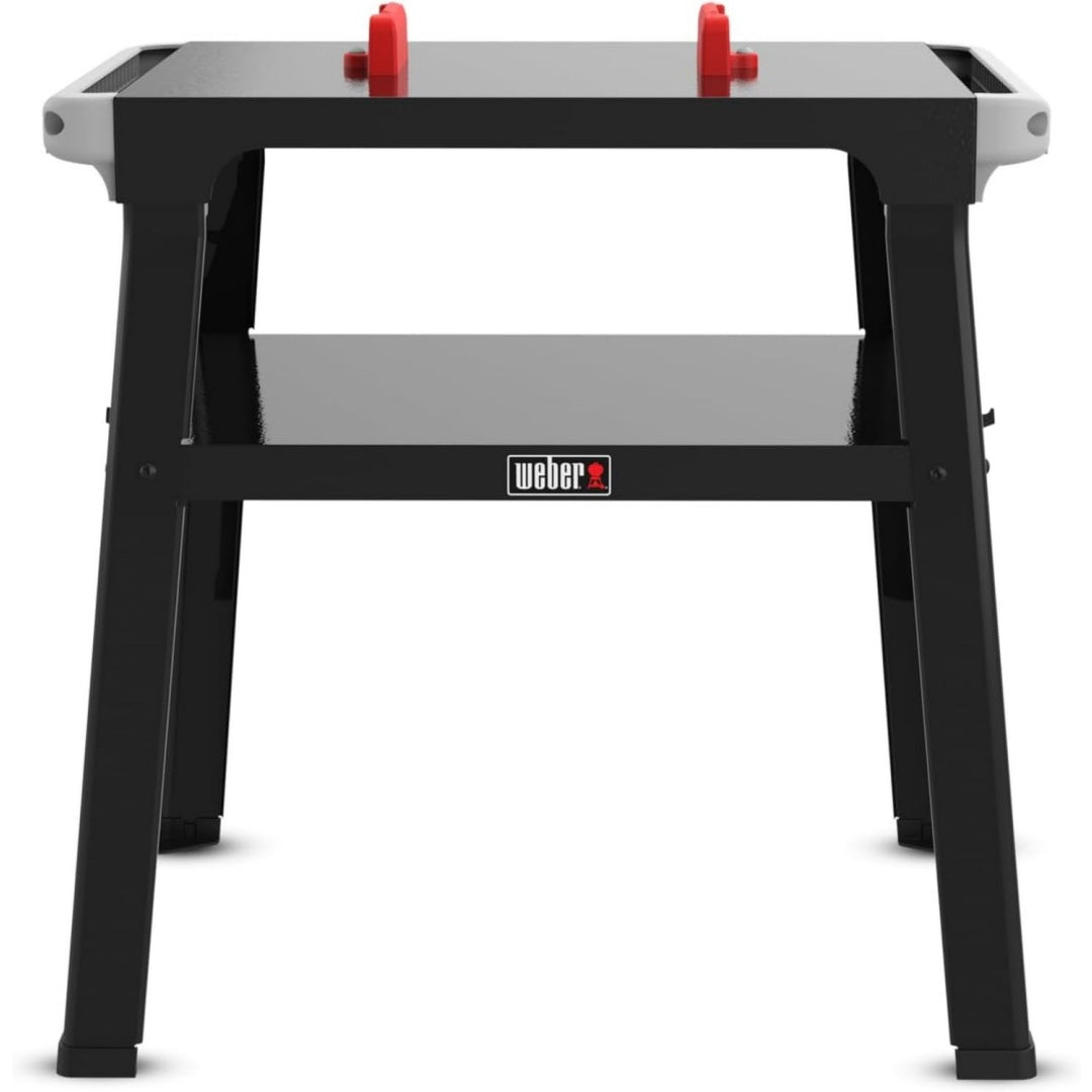 fester standfuss fuer alle lumin elektrogrillsleicht stabil mit ablageflaeche works system kompatibel - schwarz 3401233