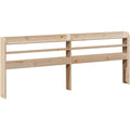 kopfteil mit ablagen 180 cm massivholz kiefer