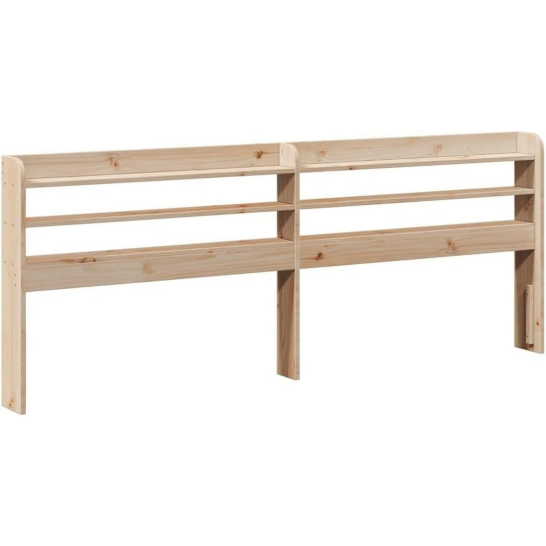 kopfteil mit ablagen 180 cm massivholz kiefer